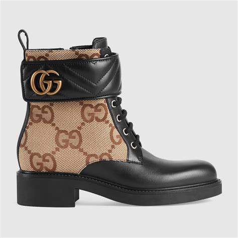 gucci black gold silver studded ankle boots|Gucci ankle boots women.